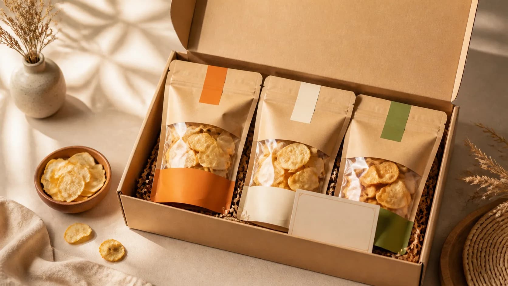 Cara Menyusun Hampers Keripik Singkong untuk Hadiah