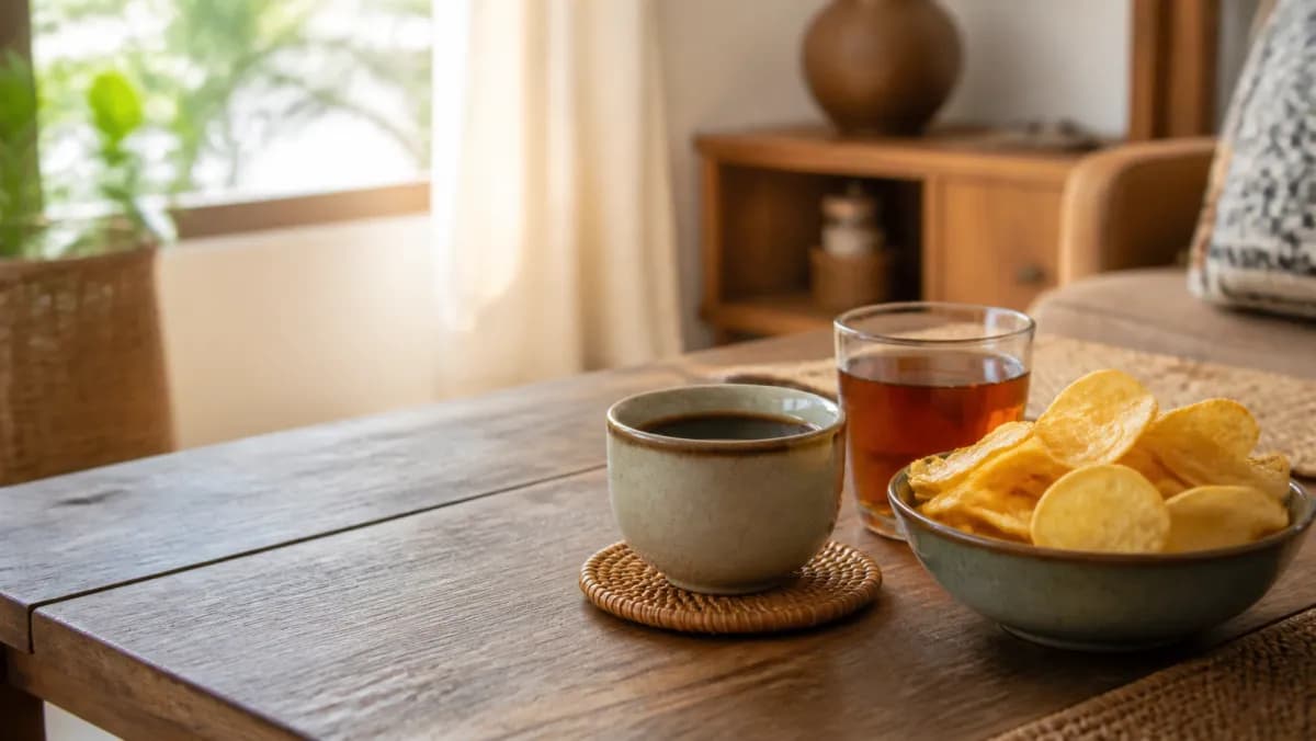 Keripik Singkong sebagai Camilan Teman Minum Kopi dan Teh